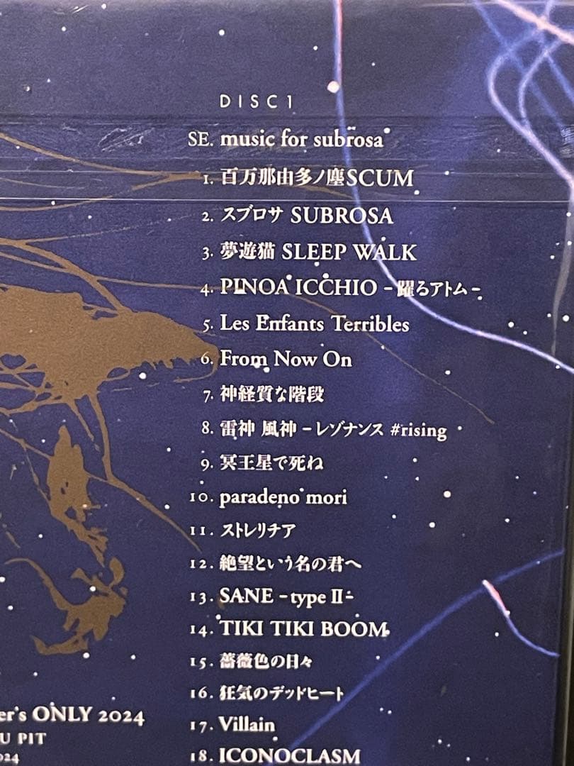 完全限定盤 BUCK-TICK FISH TANKer’s ONLY 2024