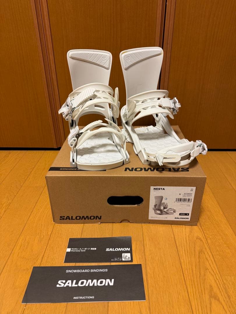 美品　SALOMON NESTA レディース　ビンディング　子供にも
