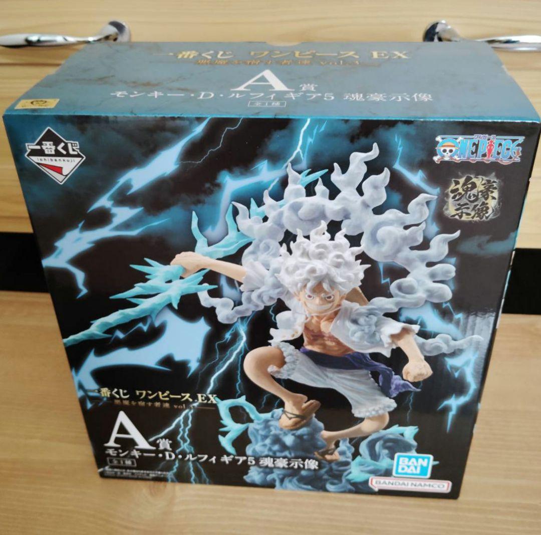 【未開封】一番くじ ワンピース A賞 モンキー・D・ルフィ ギア5魂豪示像