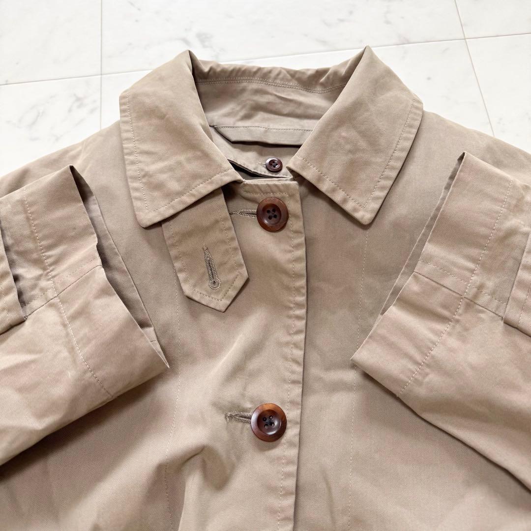 【美品】MHL. エムエイチエル ステンカラーコート ダウン ライナー ロング