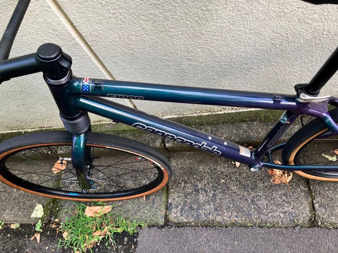カメレオンカラー【cannondale】F1000フレーム＆ステム＆ハンドルバー