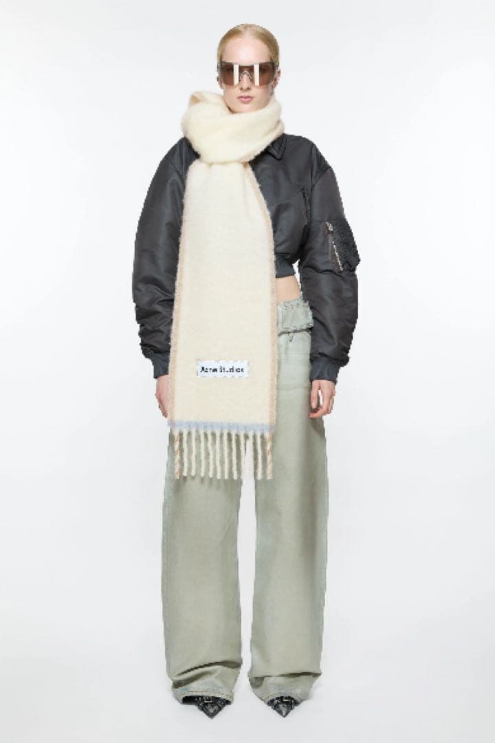 【新品 未使用】Acne Studios ウールモヘアスカーフ