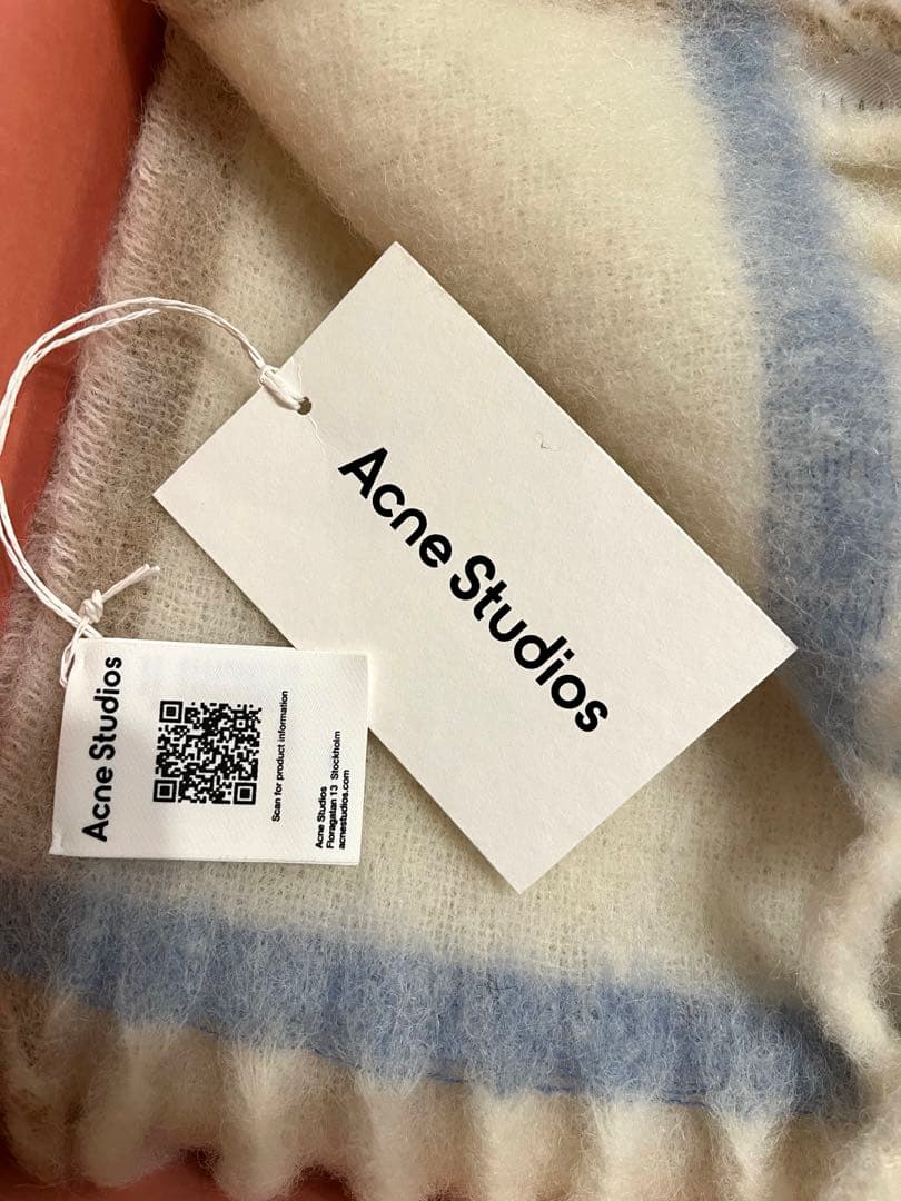 【新品 未使用】Acne Studios ウールモヘアスカーフ
