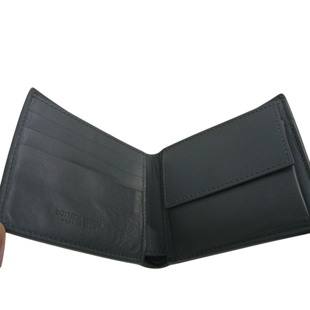 BOTTEGA VENETA カセット 二つ折り財布　グレー ボッテガヴェネタ