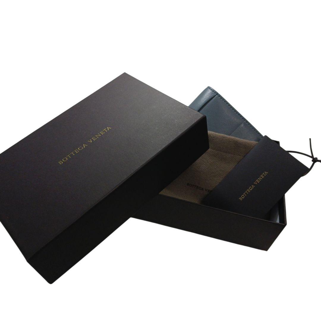 BOTTEGA VENETA カセット 二つ折り財布　グレー ボッテガヴェネタ