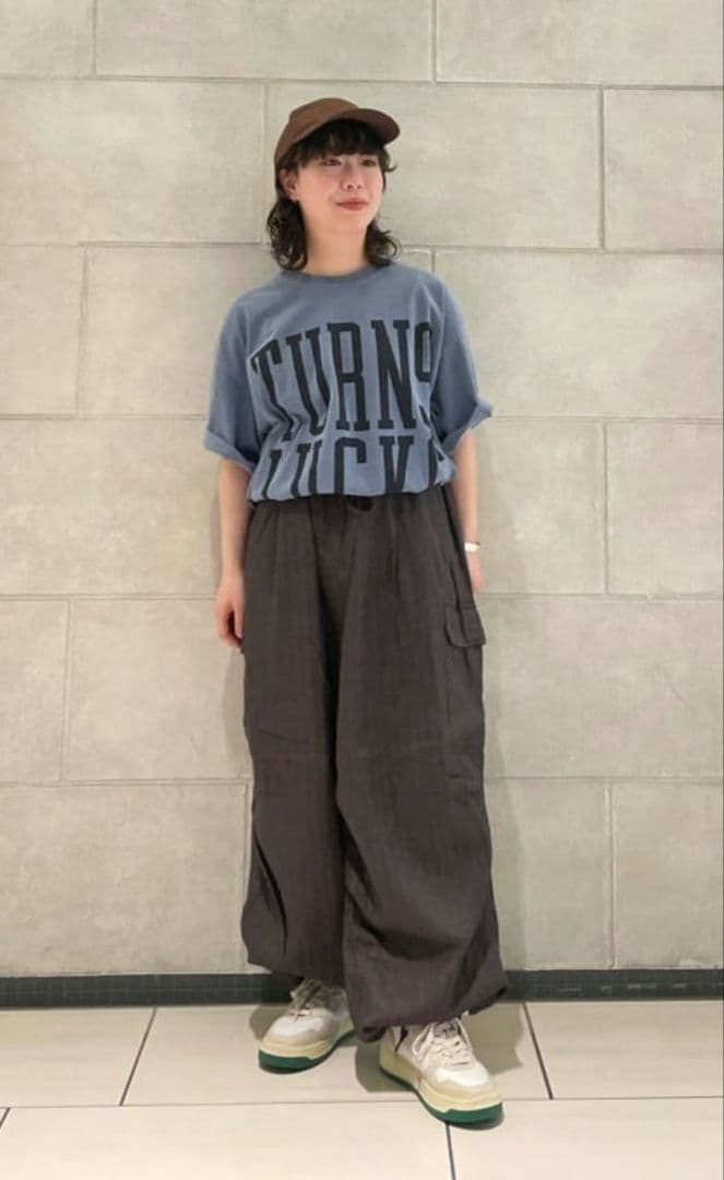 とも journalstandard luxe リネンヘリンカーゴパンツ