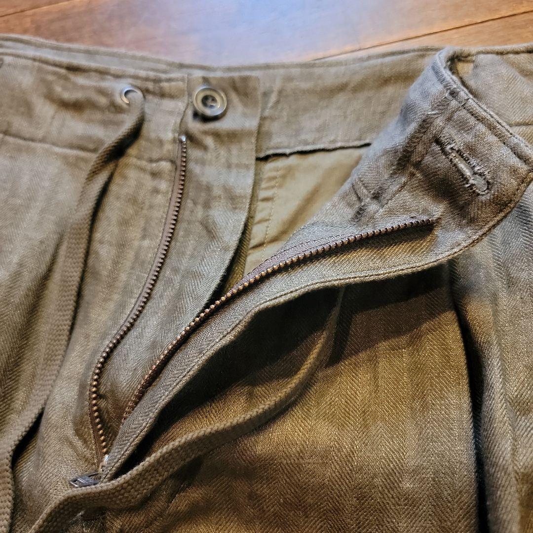 とも journalstandard luxe リネンヘリンカーゴパンツ