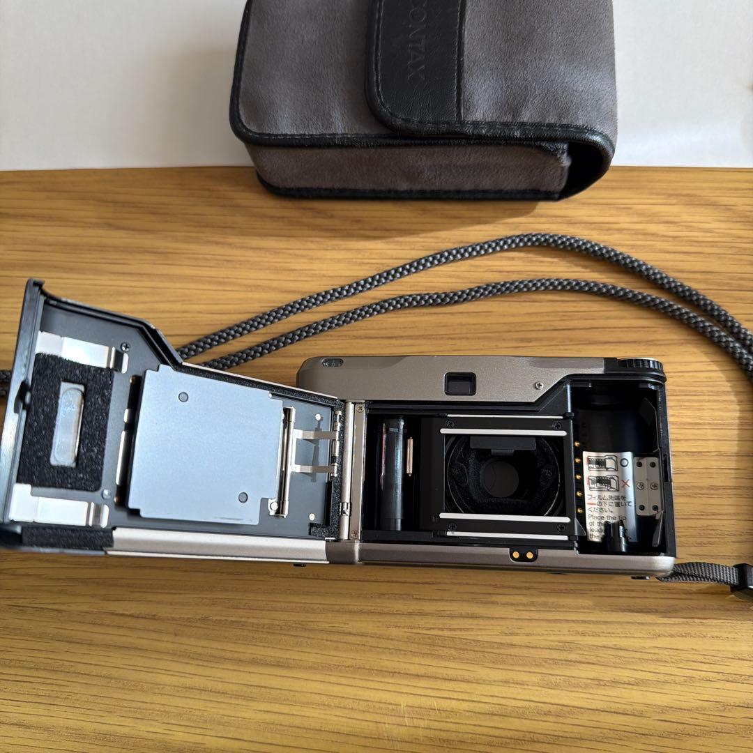 【動作確認済】CONTAX T2 チタンシルバー 35mmフィルムカメラ