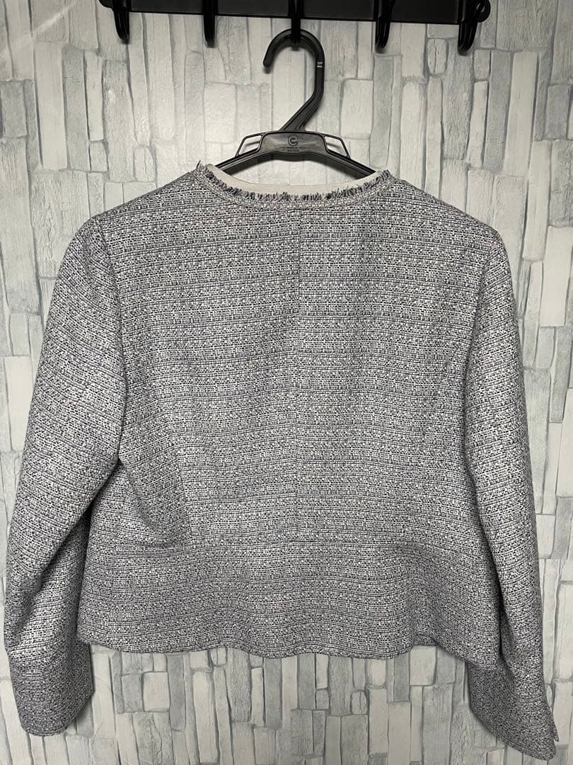 入学式【23区 ニジュウサンク】新品　セレモニーツイードノーカラージャケット