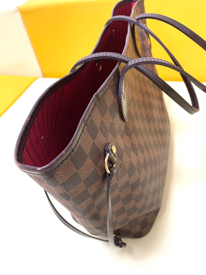 【美品】ルイヴィトン ダミエ ネヴァーフルMM トートバッグ