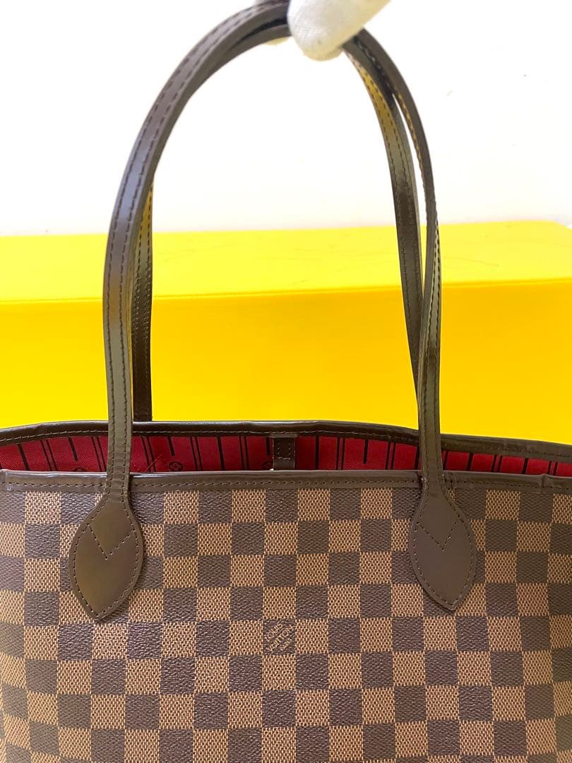 【美品】ルイヴィトン ダミエ ネヴァーフルMM トートバッグ