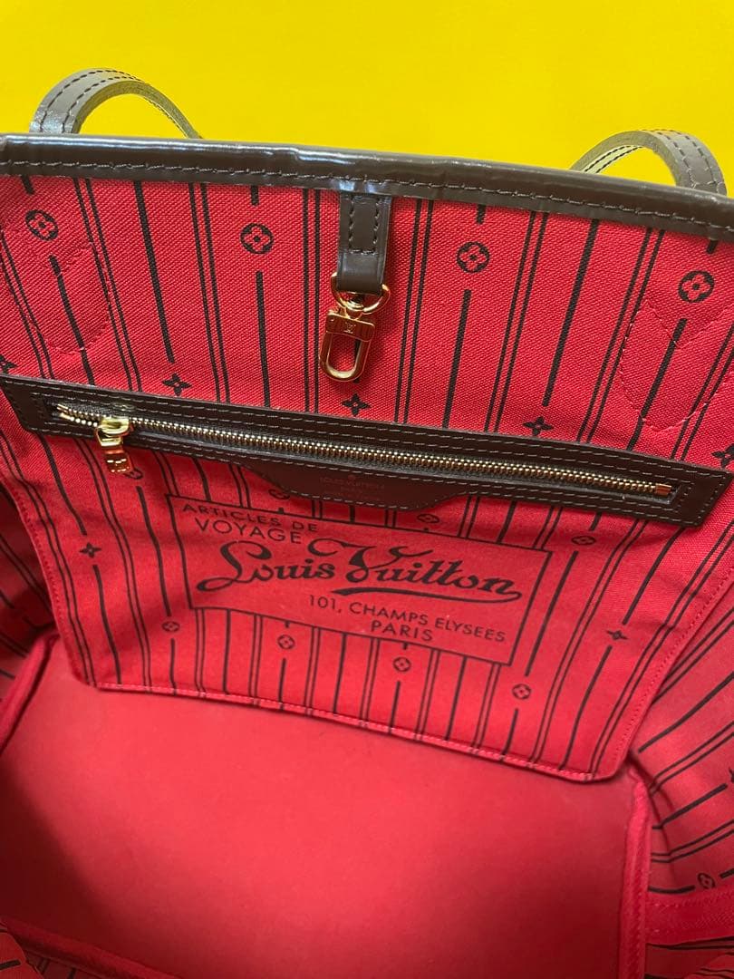 【美品】ルイヴィトン ダミエ ネヴァーフルMM トートバッグ