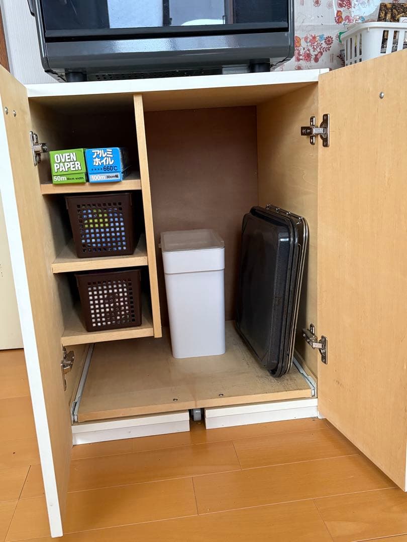 ガスオーブン　コンベック　レンジ台 収納付き　オリジナル