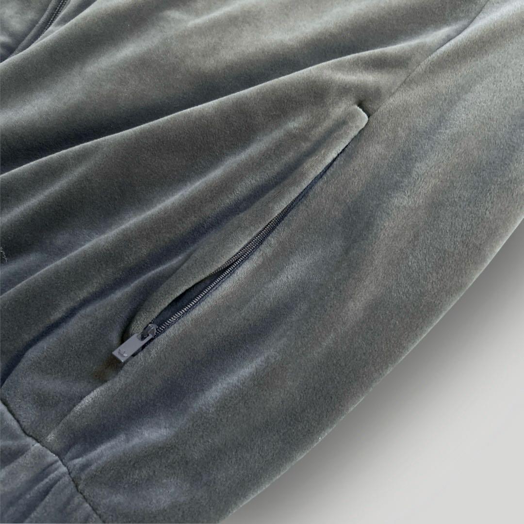 美品　adidas originals ベルベット　トラックジャケット　グレー