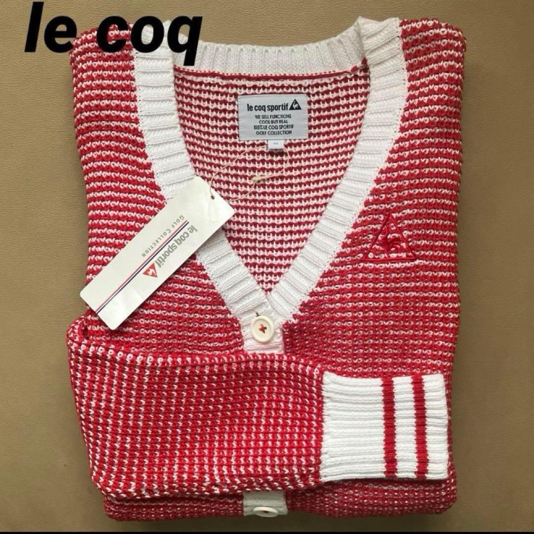 【未着用】ルコック golf レディース カーディガンM タグ付き