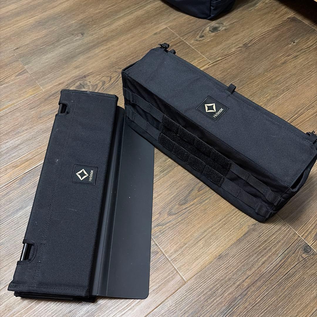 ヘリノックスHelinoxタクティカルテーブル M ブラック サイドストレージ