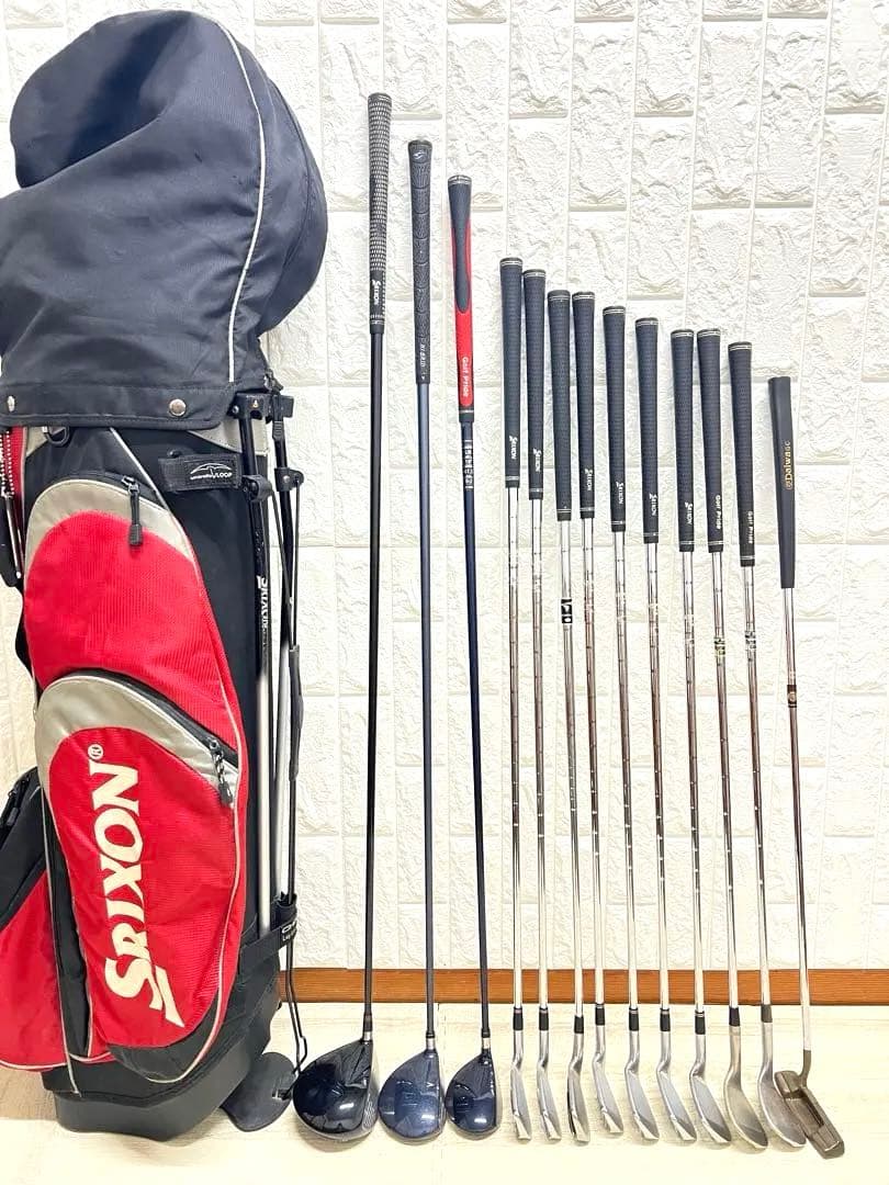 初心者おすすめ メンズゴルフクラブセット スリクソン キャディバッグ付