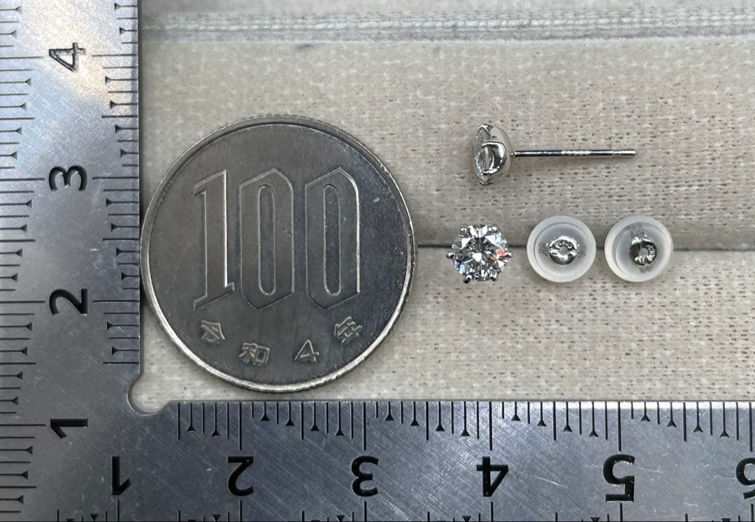 専用JA166★高級 ダイヤモンド0.64ct プラチナ ピアス