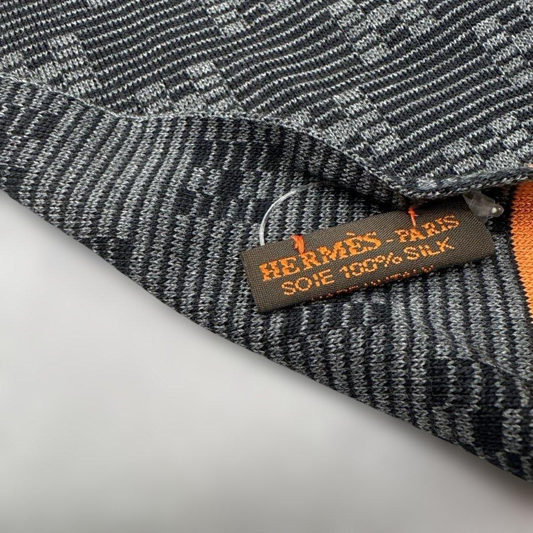 J☆HERMES☆リバーシブルロゴマフラー