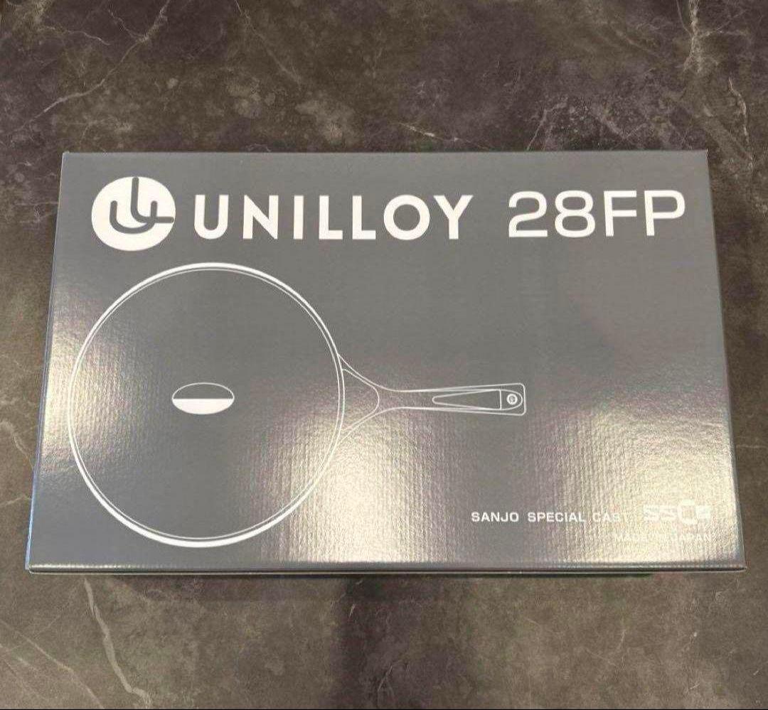 【新品】UNILLOY 28FP フライパン 28cm 鋳鉄パン 直火・IH対応
