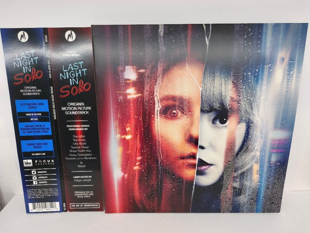 ラストナイト・イン・ソーホー サウンドトラック レコード 2枚組