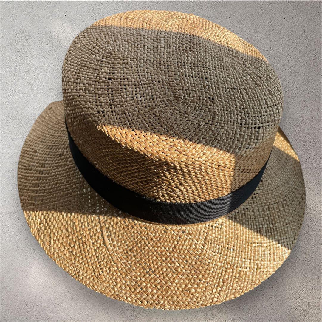 美品✨カワムラ帽子店　麦わら帽子
