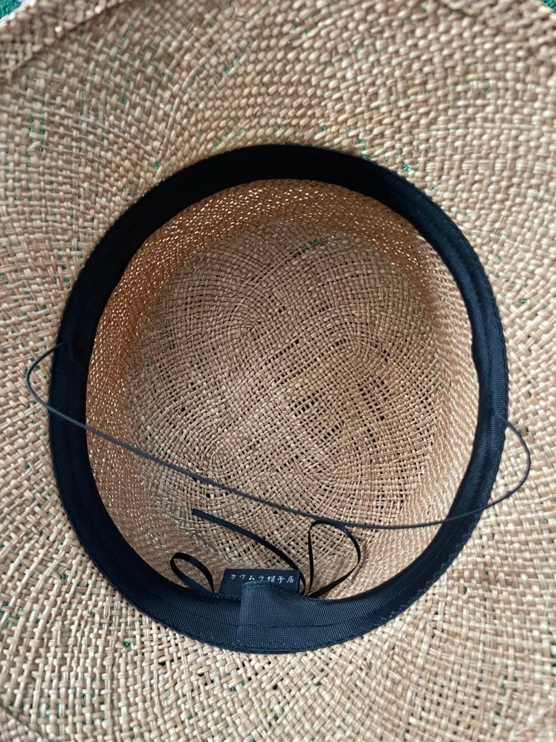 美品✨カワムラ帽子店　麦わら帽子