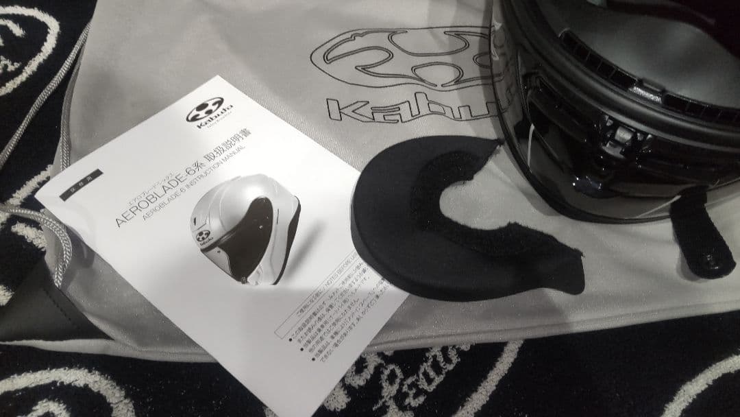 美品 Kabuto AEROBLADE-6 ELFI DARK