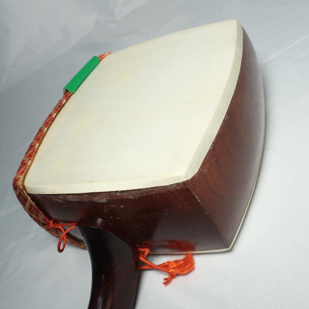 三味線 細棹 ハードケース 撥 付属 長唄 和楽器 E03