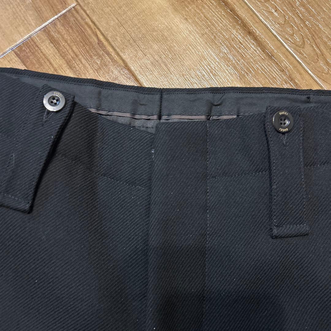 GUCCI グッチ　ウール　スラックス　ストレート
