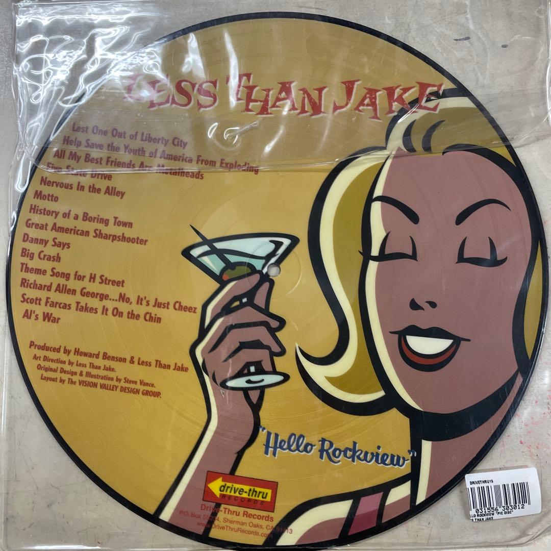 Less Than Jake Hello Rockviewピクチャーレコード新品