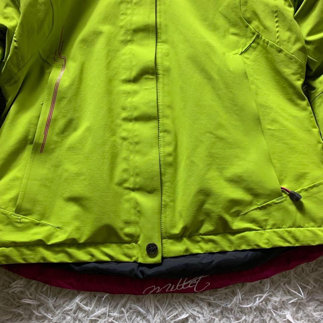 美品■MILLET ミレー スキーウェア グリーン S