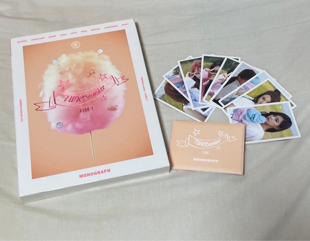 TWICE coaster LANE1 TT monograph DVD＋トレカ