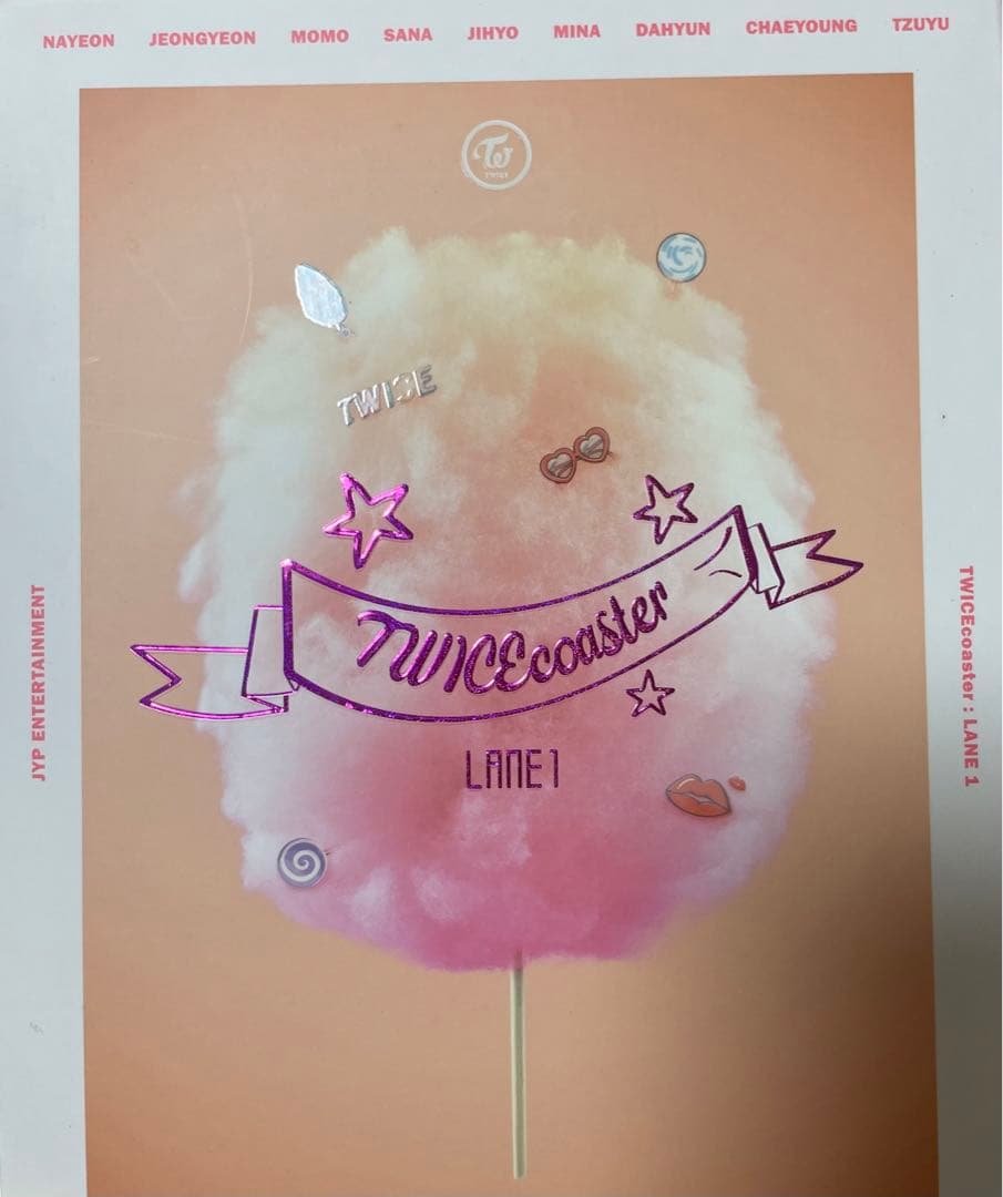 TWICE coaster LANE1 TT monograph DVD＋トレカ