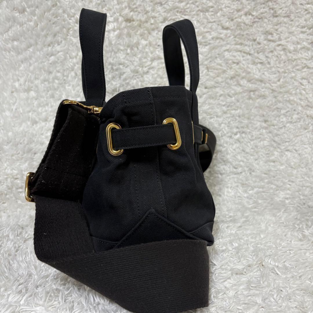 シータパランティカ　2way ショルダーバッグ　ポシェット　黒