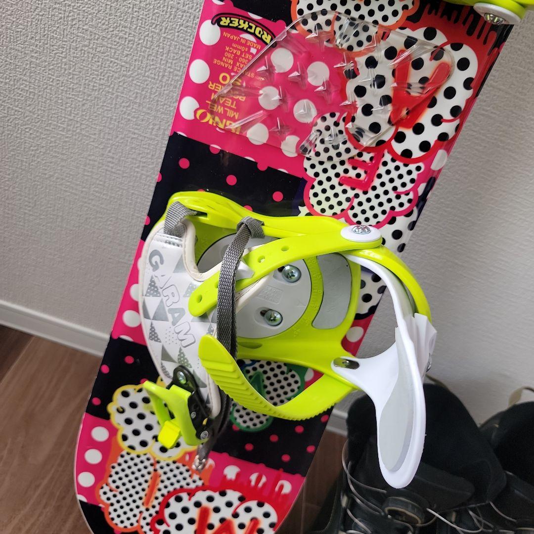キッズ　 スノーボード板&ブーツセット　18.0-18.5　キッズ