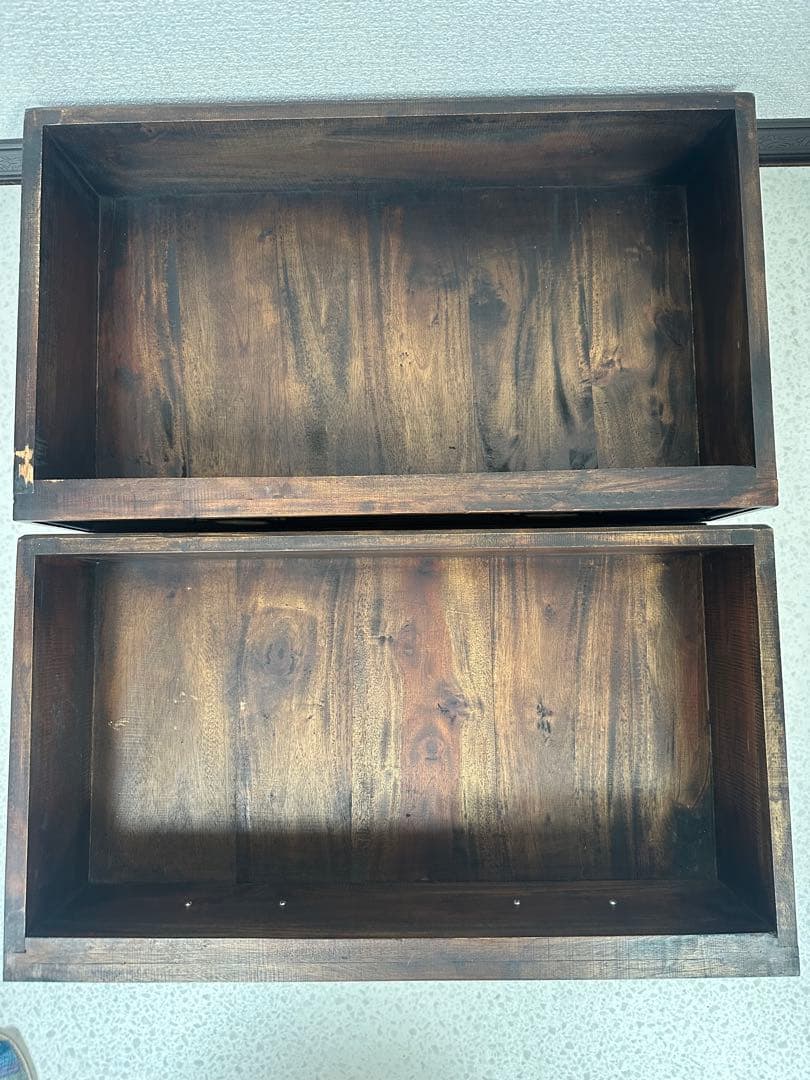 イギリス製 英国 クラシック 4段 チェスト オーク材 無垢材タンス ※i4※