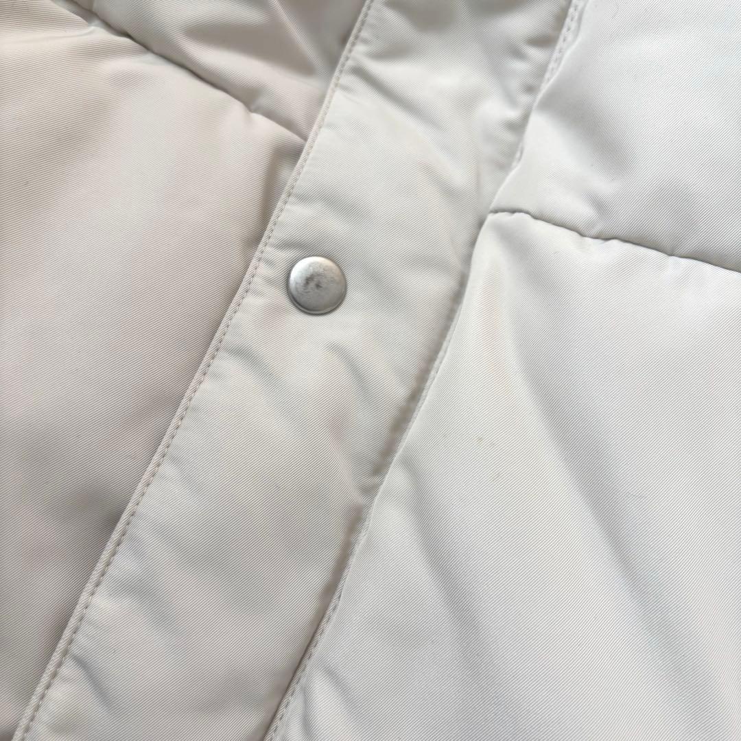 machatt　マチャット　ダウンベスト　アイボリー　白　フリーサイズ