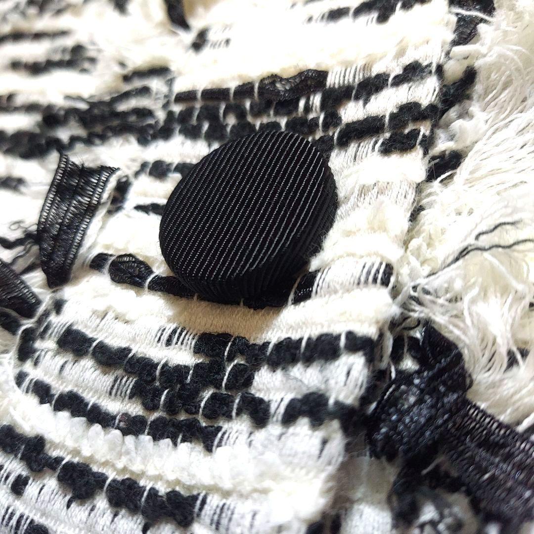 トゥービーシック　大きいサイズ　美品　ツイードジャケット　モノトーン　フォーマル