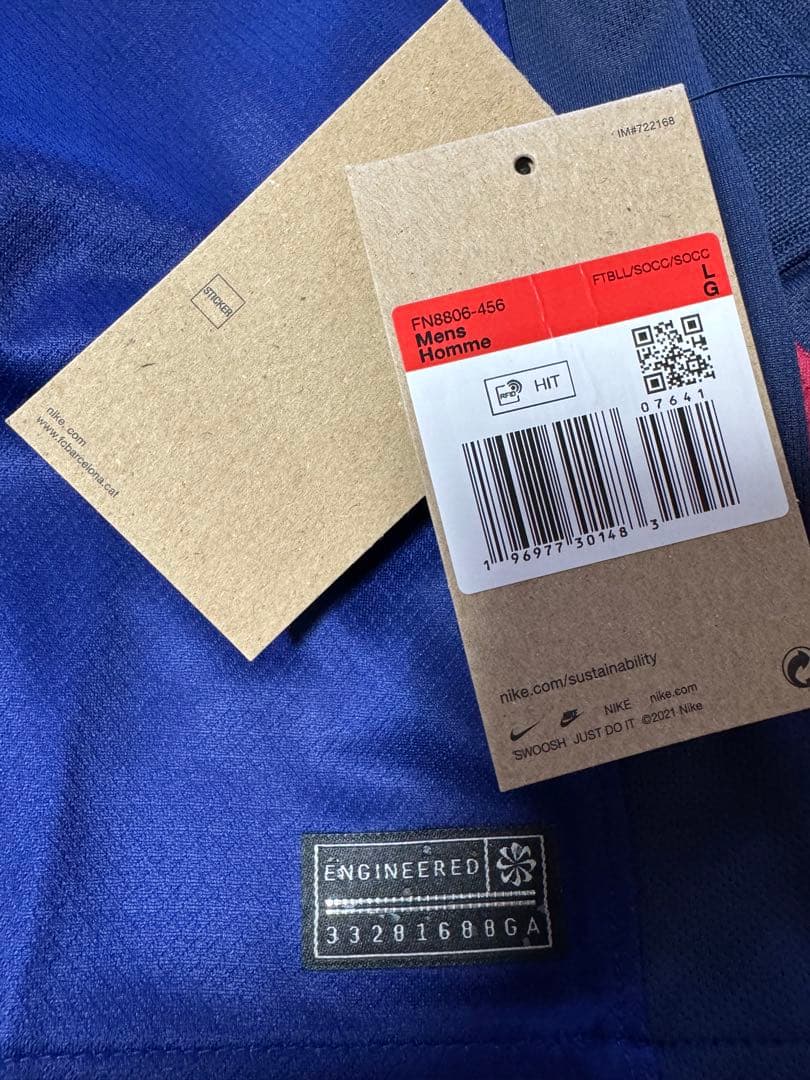 FCバルセロナ 24-25 ホーム レプリカ ユニフォーム 長袖 インポートL