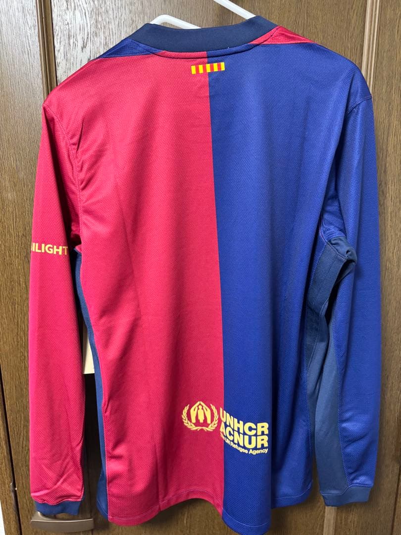 FCバルセロナ 24-25 ホーム レプリカ ユニフォーム 長袖 インポートL