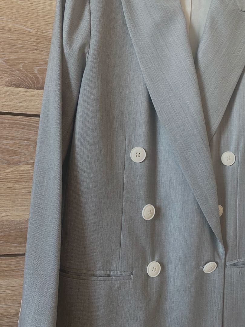 BACCA TOMORROWLAND ヘアライン ダブルジャケット 34