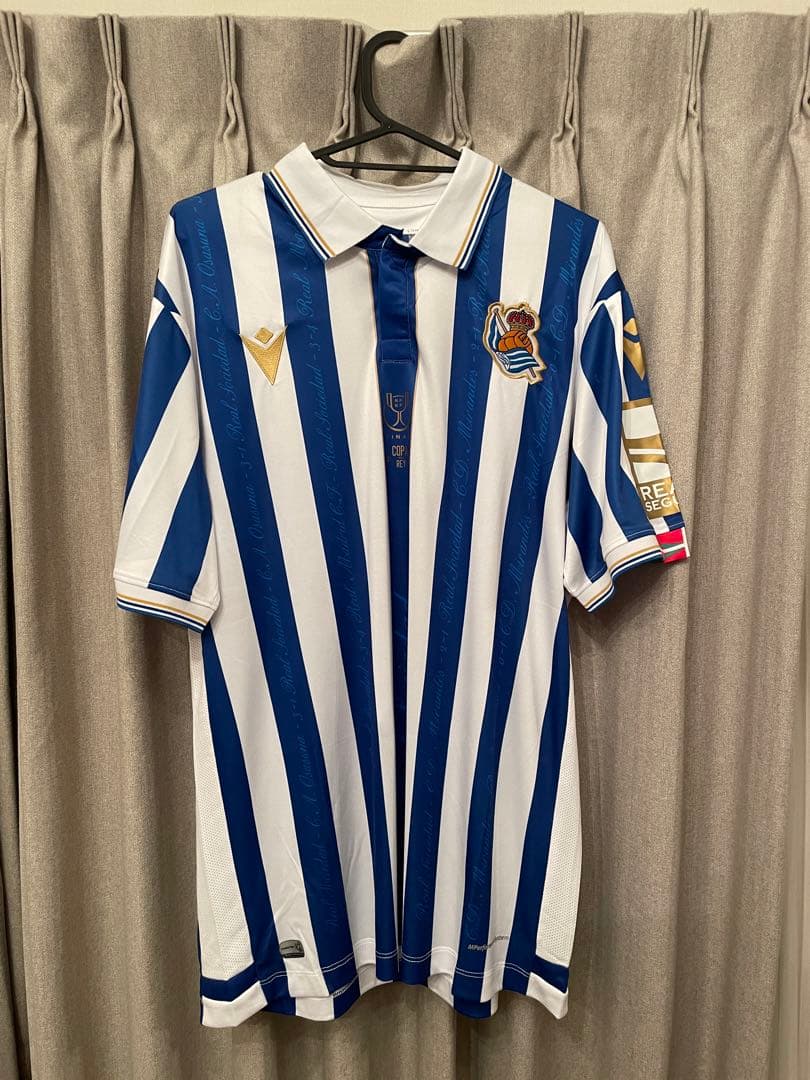 【年末限定特価/正規品】シルバ ソシエダ コパ・デル・レイ決勝ユニフォーム