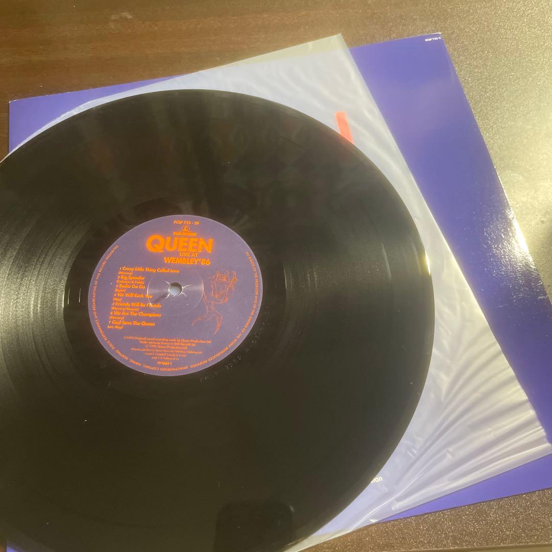 QUEEN LIVE AT WEMBLEY'86 レコード　PCSP 725