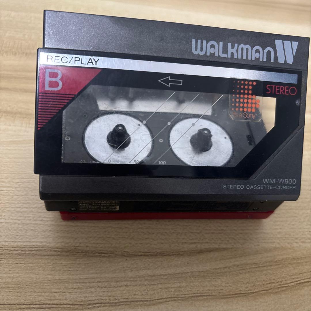 初*者様 SONY WM-W800 ステレオカセットコーダー　ジャンク品