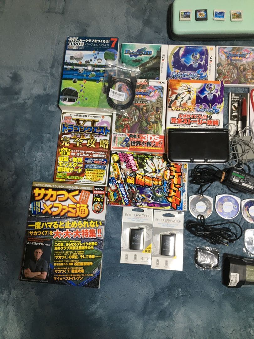 3DSLLとPSP付属品やアクセサリーなど多数な豪華セット