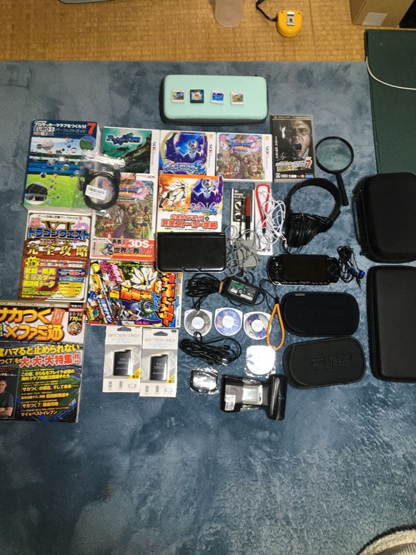 3DSLLとPSP付属品やアクセサリーなど多数な豪華セット