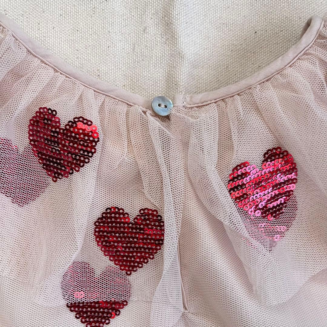 konges slojd ハートスパンコールドレス