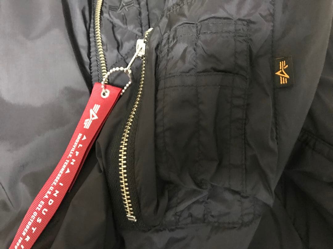 ALPHA MA-1 フライトジャケット ブラック アルファ