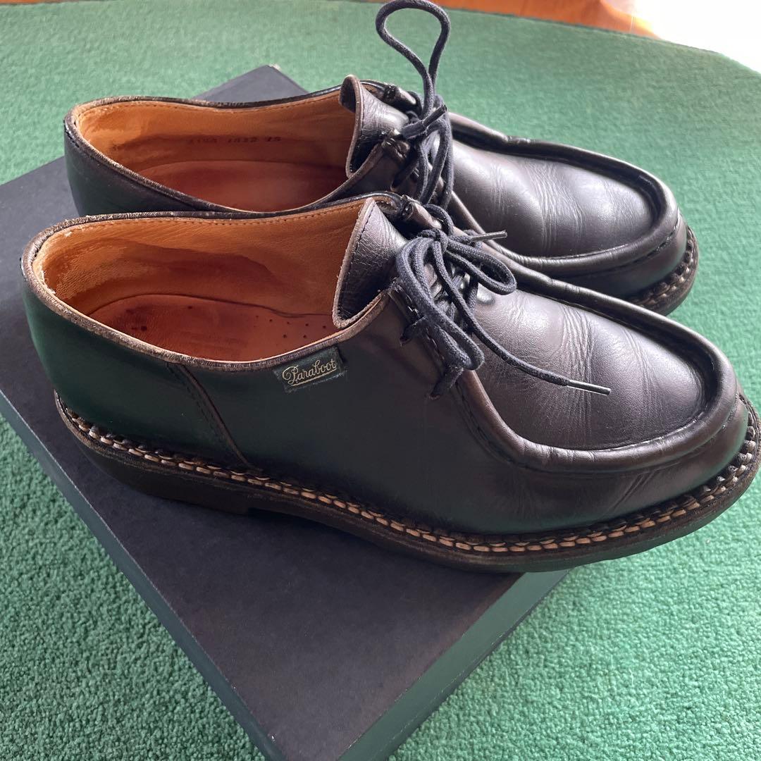 Paraboot ダークブラウン ドレスシューズ